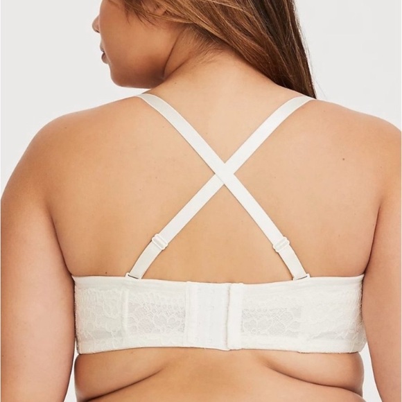 Torrid Cream Convertible Bra - Picture 4 of 9